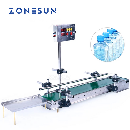 Pequeña banda transportadora impermeable líquida automática del control digital de ZONESUN para la producción