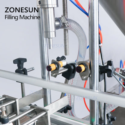 ZONESUN ZS-GY1C Pneumatic Automatic Paste Filling Machine With Conveyor