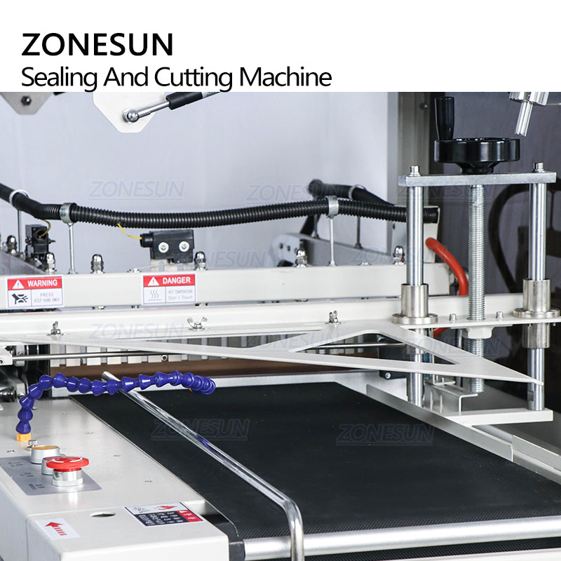 ZONESUN ZS450 Máquina cortadora, selladora y envoltura de película retráctil tipo L