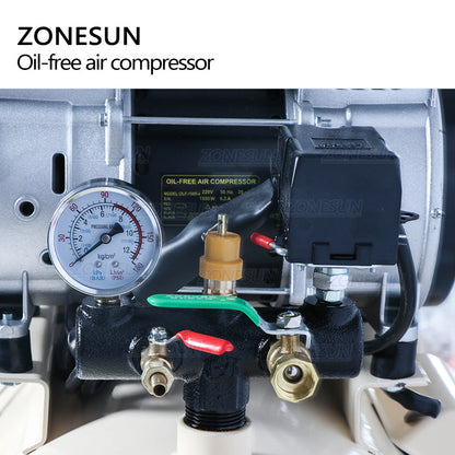 ZONESUN ZS-AC160L Powerful Pure Copper Piston Type Mute Oil-Free Air Compressor（Best Offer）