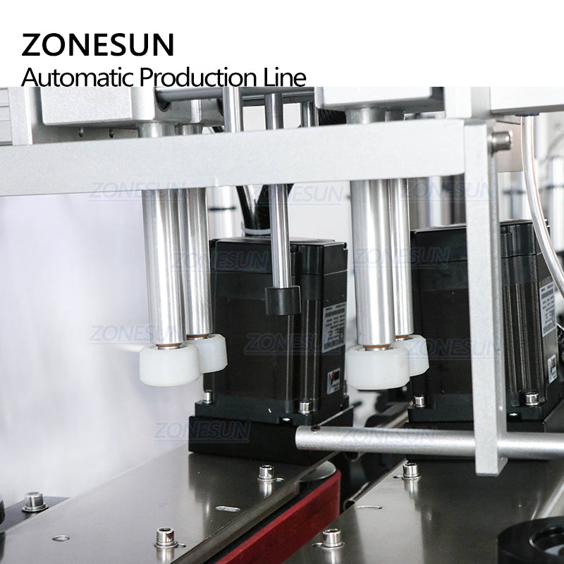 ZONESUN ZS-FAL180R5 Automatic Liquid Piston Filling Capping And Labeling Machine