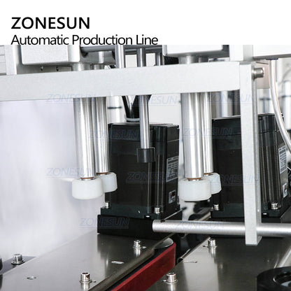 ZONESUN ZS-FAL180R5 Máquina automática de llenado, tapado y etiquetado de líquidos con pistón