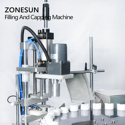 ZONESUN ZS-AFC1M Custom Small Vial Magnetic Pump Liquid Filling And Capping Machine