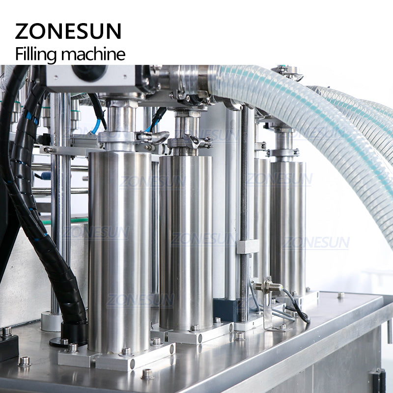 ZONESUN ZS-YT4TZ Automatic 4 Nozzles Piston Liquid Filling Machine（Best Offer）