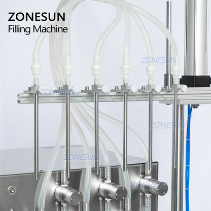 ZONESUN ZS-DTMP6M Automatic Magnetic Pump Liquid Filling Machine