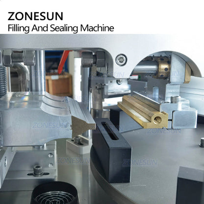 ZONESUN ZS-FS50U 4 cabezas bomba de cerámica Sofu tubo líquido máquina de sellado de llenado