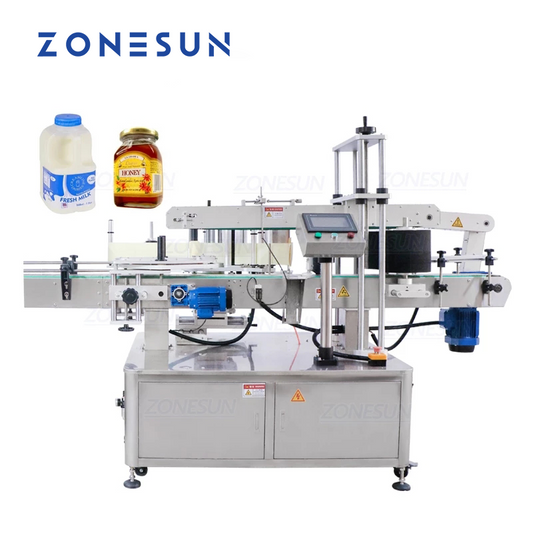 ZONESUN ZS-TB600T Automatic Vertical Type Three Side Square Labeling Machine