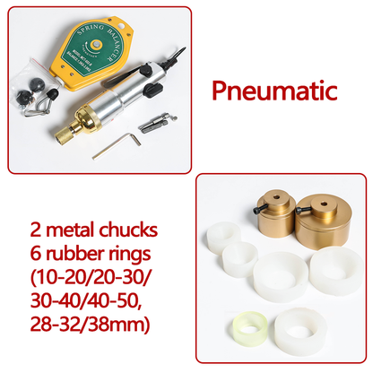 ZONESUN Electric Pneumatic Manual Capping Machine Set