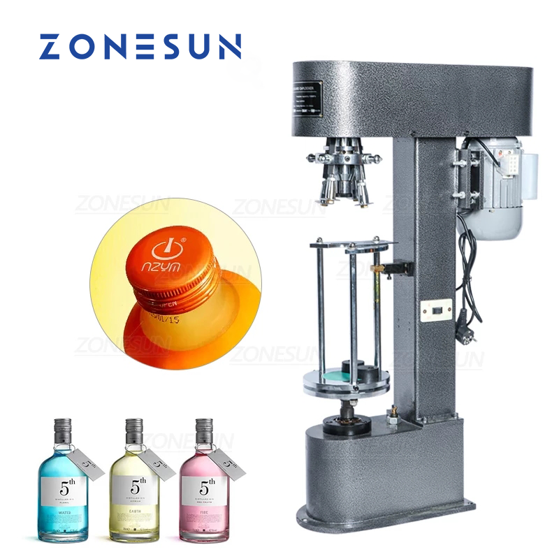 ZONESUN ZS-XG50D ROPP Capper 20-40mm Pilfer Proof Cap Capping Machine