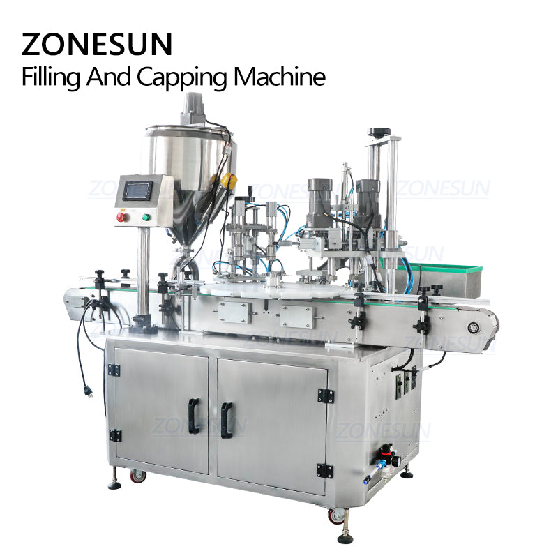 ZONESUN ZS-AFC3 Custom Full Automatic Small Vial Liquid Filling And Capping Machine