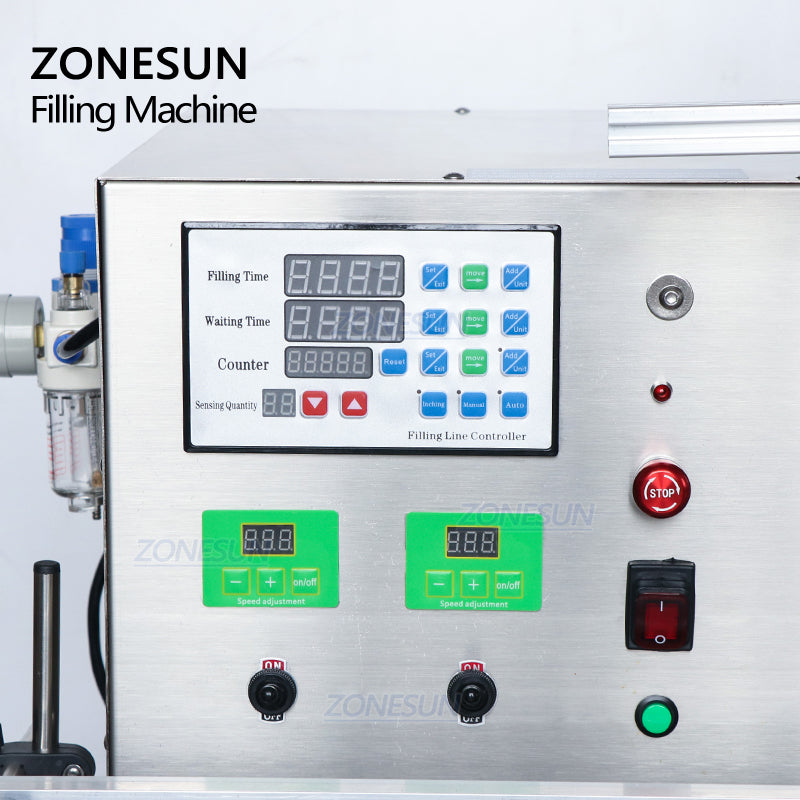 ZONESUN ZS-DTDP20-2 Desktop Diaphragm Pump Liquid Filling Machine