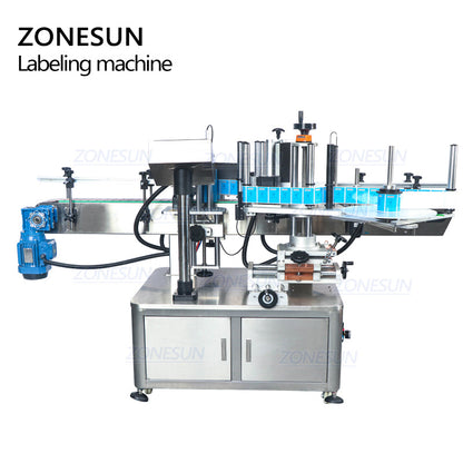 ZONESUN ZS-TB260 Automatic Double Side Round Positioning And Labeling Machine（Best Offer）