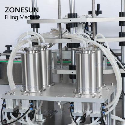 ZONESUN ZS-YTZL4A 4 Heads Vacuum Liquid Filling Machine