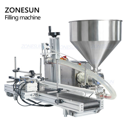 ZONESUN ZS-DTGT900 Tabletop Automatic Rotor Pump Paste Filling Machine