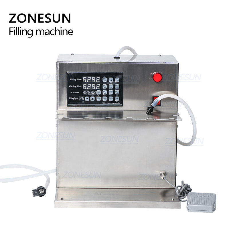 ZONESUN Spout Pouch Diaphragm Pump Liquid Filling Machine