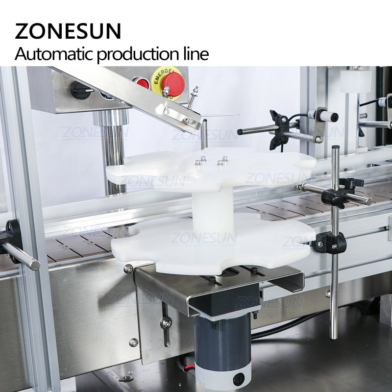 ZONESUN ZS-FAL180A7 Paste Liquid Filling Capping Machine With Vibratory Cap Feeder