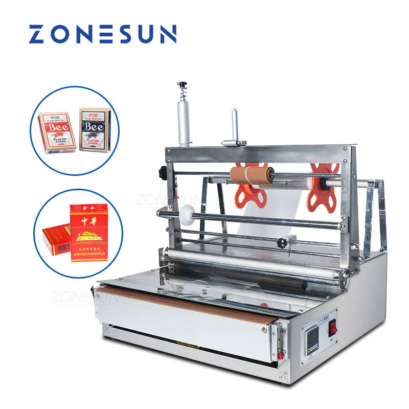 ZONESUN ZS-ACW88 Máquina empacadora de envoltura de celofán manual