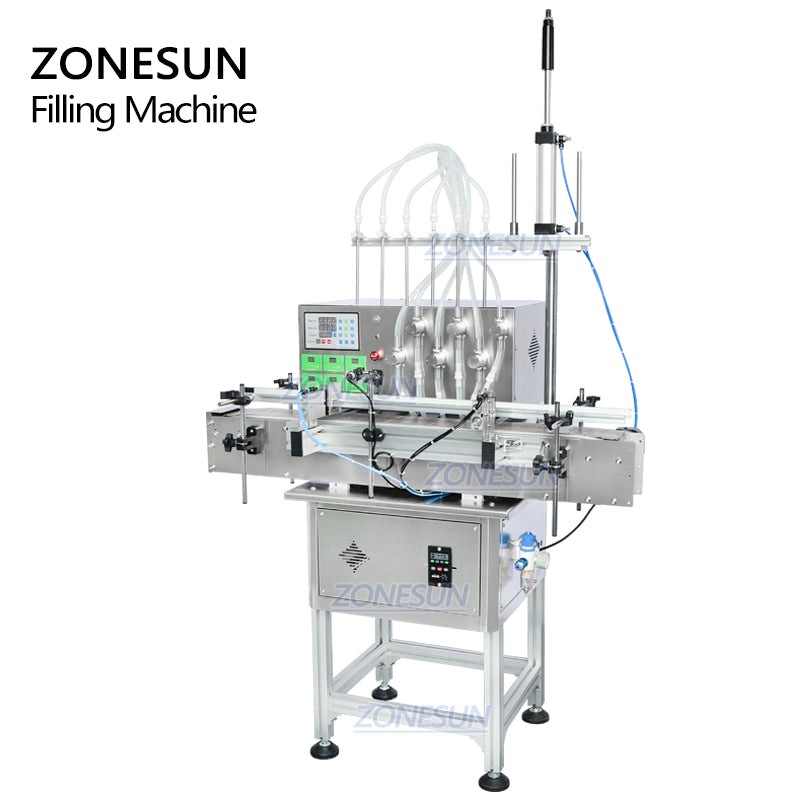 ZONESUN ZS-DTMP6M Automatic Magnetic Pump Liquid Filling Machine