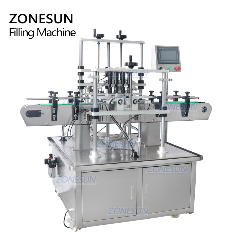 ZONESUN ZS-YTZL4A 4 Heads Vacuum Liquid Filling Machine