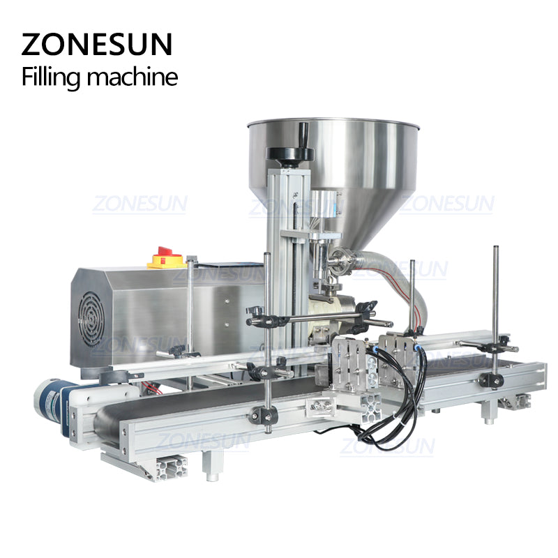 ZONESUN ZS-DTGT900 Tabletop Automatic Rotor Pump Paste Filling Machine