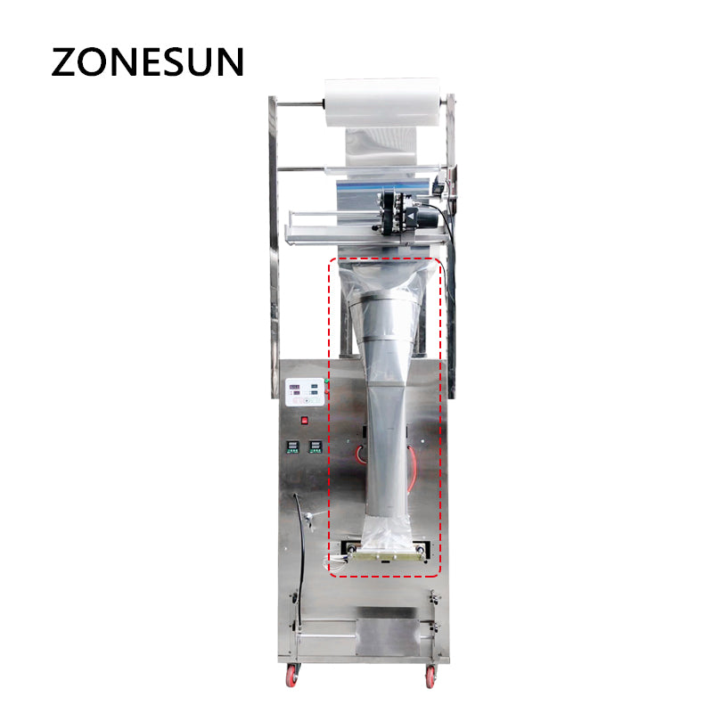 ZONESUN, sellado trasero personalizado, moldeador de sellado de tres lados, accesorios para máquina de sellado y llenado