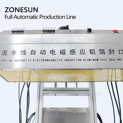 ZONESUN Liquid Filling Capping And Labeling Line With Induction Sealing Production Line