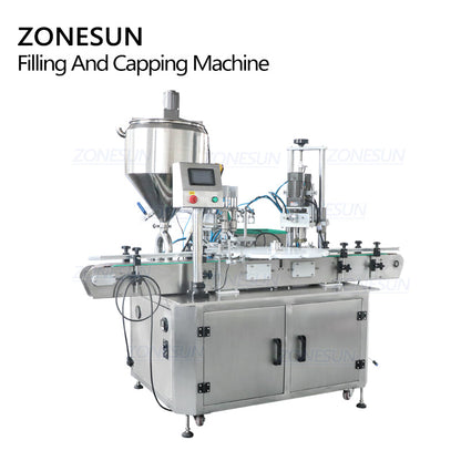 ZONESUN ZS-AFC3 Custom Full Automatic Small Vial Liquid Filling And Capping Machine