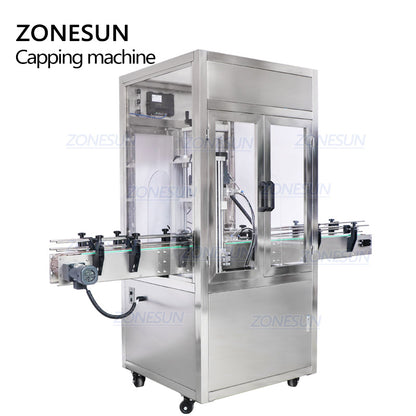 ZONESUN ZS-XG440DC Automatic Capping Machine With Dust Cover