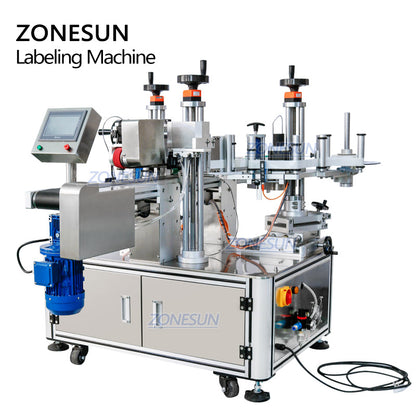 ZONESUN ZS-TB833D Double Heads Flat Corner Labeling Machine