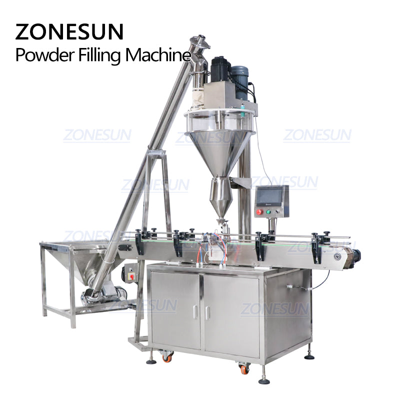 ZONESUN ZS-FM2A Automatic Powder Filling Machine With Feeder