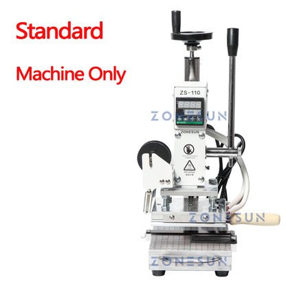 ZONESUN ZS-110 10x13cm Slidable Workbench Hot Stamping Machine