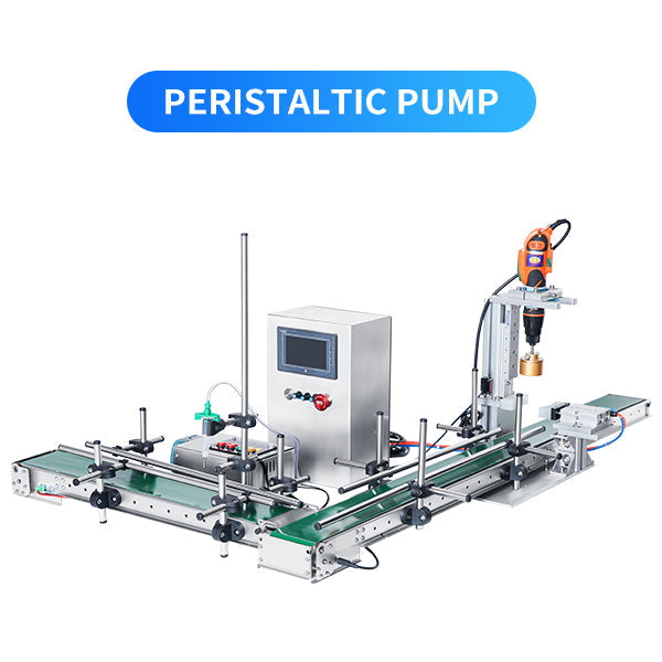 ZONESUN ZS-FAL90S Small Automatic Peristaltic/Magnetic Pump Liquid Filling Capping Machine