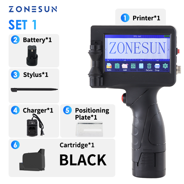 ZONESUN ZS-HIP127 Handheld Inkjet Printer Coding Machine