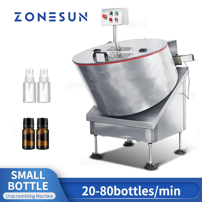 ZONESUN ZS-LP750 Automatic Rotary Bottle Sorting Unscrambler For Production Line