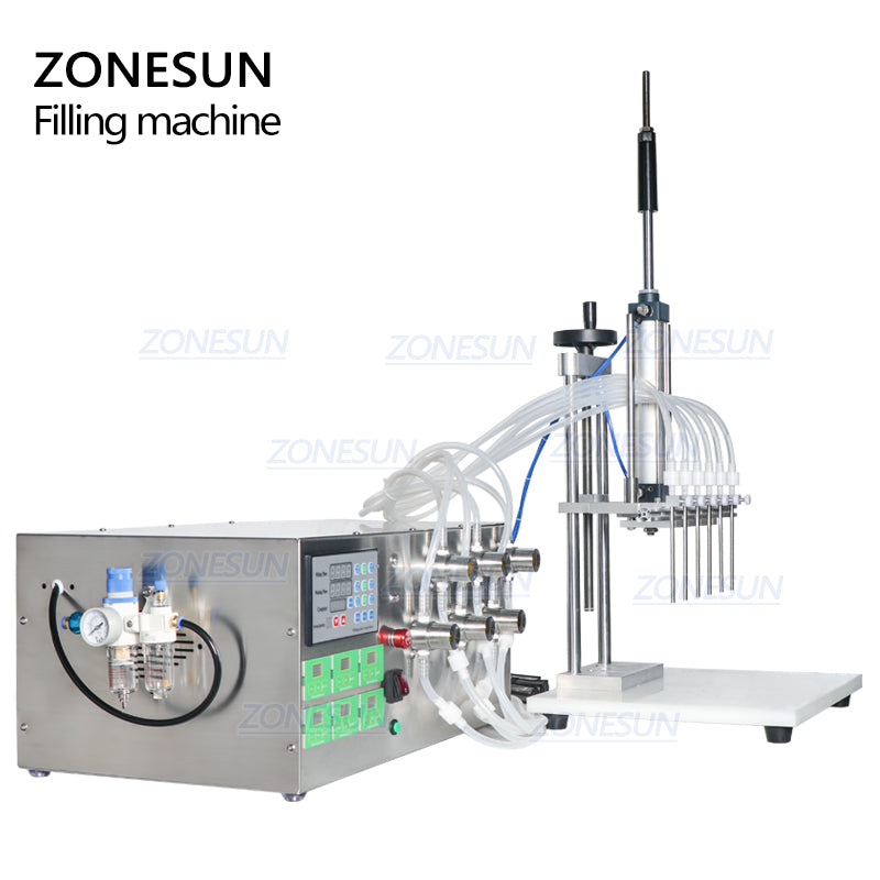 ZONESUN ZS-MP5500D 6 Diving Nozzles Magnetic Pump Liquid Filling Machine