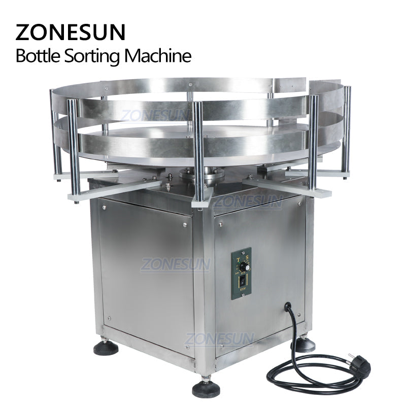 ZONESUN ZS-SP600Z Desktop Automatic Rotary Turntable Unscrambler For Production Line