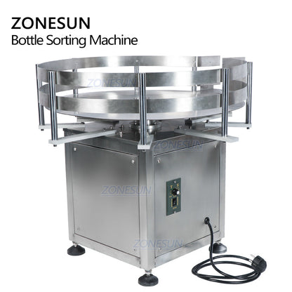 ZONESUN ZS-SP600Z Desktop Automatic Rotary Turntable Unscrambler For Production Line