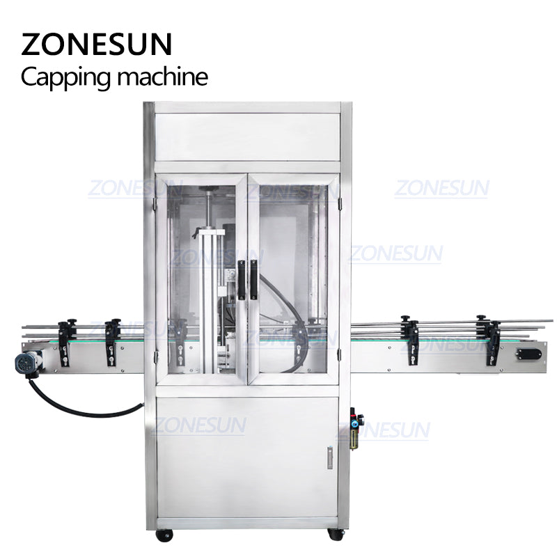 ZONESUN ZS-XG440DC Automatic Capping Machine With Dust Cover