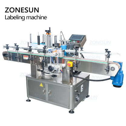 ZONESUN ZS-TB260 Automatic Double Side Round Positioning And Labeling Machine（Best Offer）