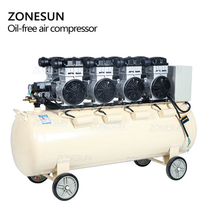 ZONESUN ZS-AC160L Powerful Pure Copper Piston Type Mute Oil-Free Air Compressor（Best Offer）