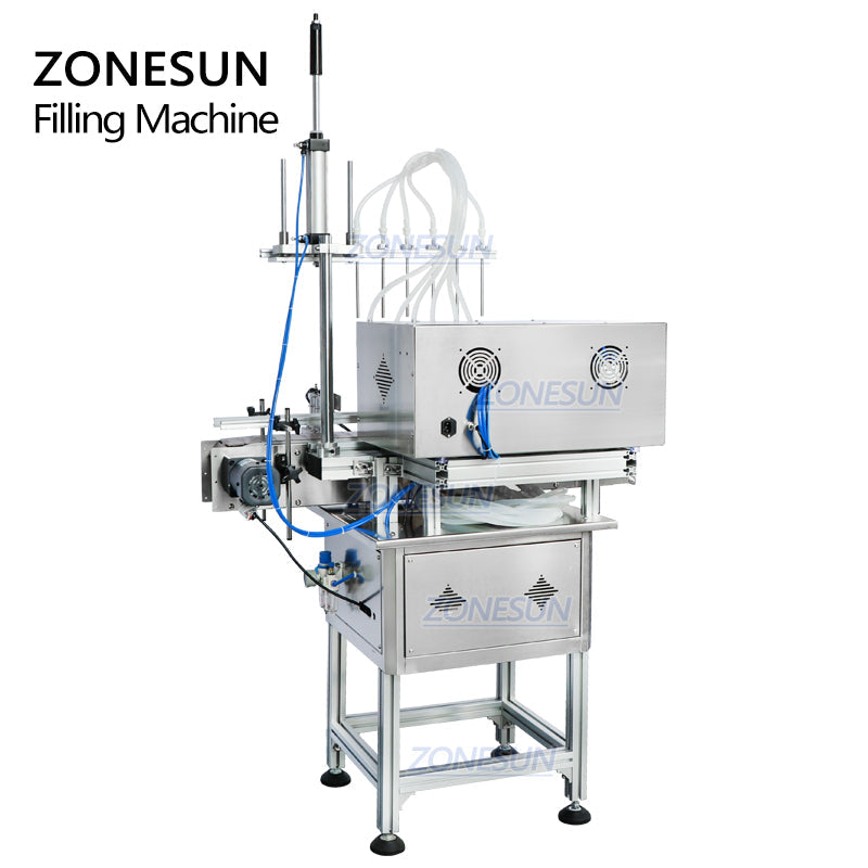 ZONESUN ZS-DTMP6M Automatic Magnetic Pump Liquid Filling Machine