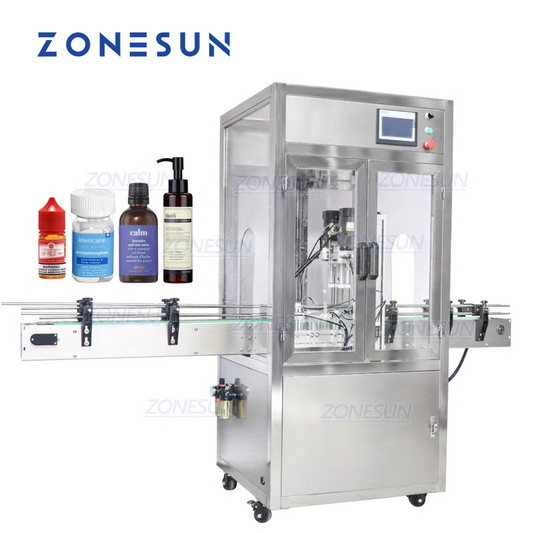 ZONESUN ZS-XG440DC Automatic Capping Machine With Dust Cover