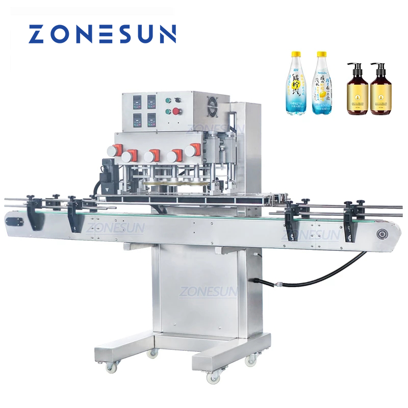 ZONESUN ZS-XG440B 20-100mm Fliptop Spray Twist Off Pneumatic Capping Machine（Best Offer）