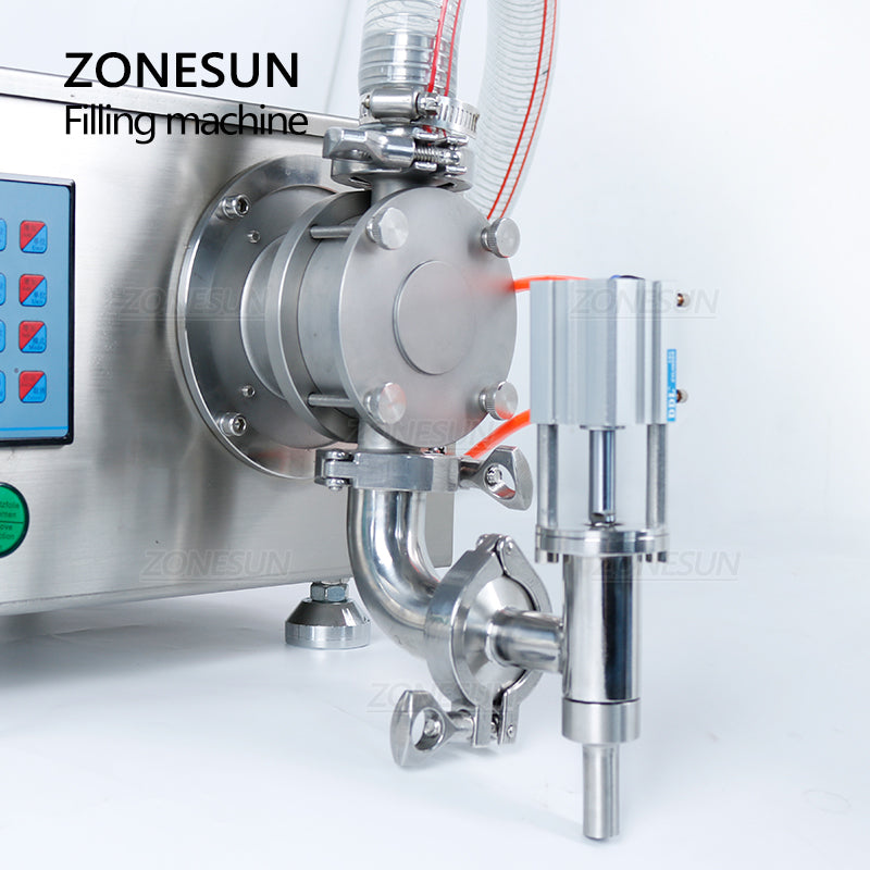 ZONESUN ZS-RPYT900 Semi-Automatic Rotor Pump Liquid Filling Machine