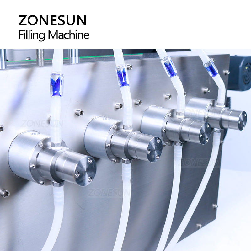 ZONESUN ZS-DTMP4C Escritorio 4 Boquillas Magentic Bomba Máquina de Llenado de Líquidos 