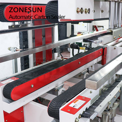 Máquina automática de sellado de bordes de cartón de cuatro lados ZONESUN ZS-FK8001