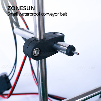 Pequeña banda transportadora impermeable líquida automática del control digital de ZONESUN para la producción