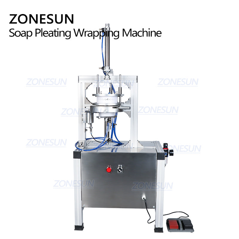 ZONESUN ZS-PK900 Semi-automatic Round Pleated Wrapping Machine