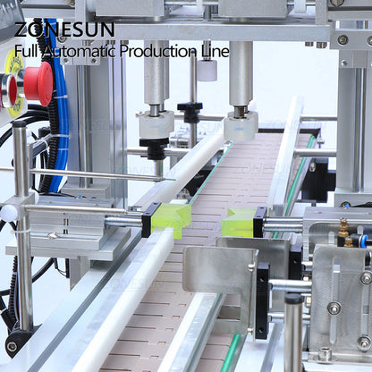 ZONESUN Liquid Filling Capping Labeling Machine With Bottle Unscrambler