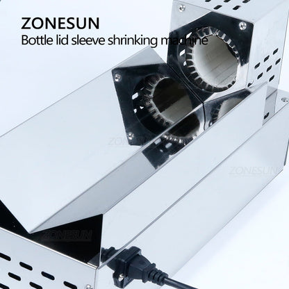 ZONESUN ZS-SX830 70-80mm Wine Bottle Cap Heat Shrinking Machine